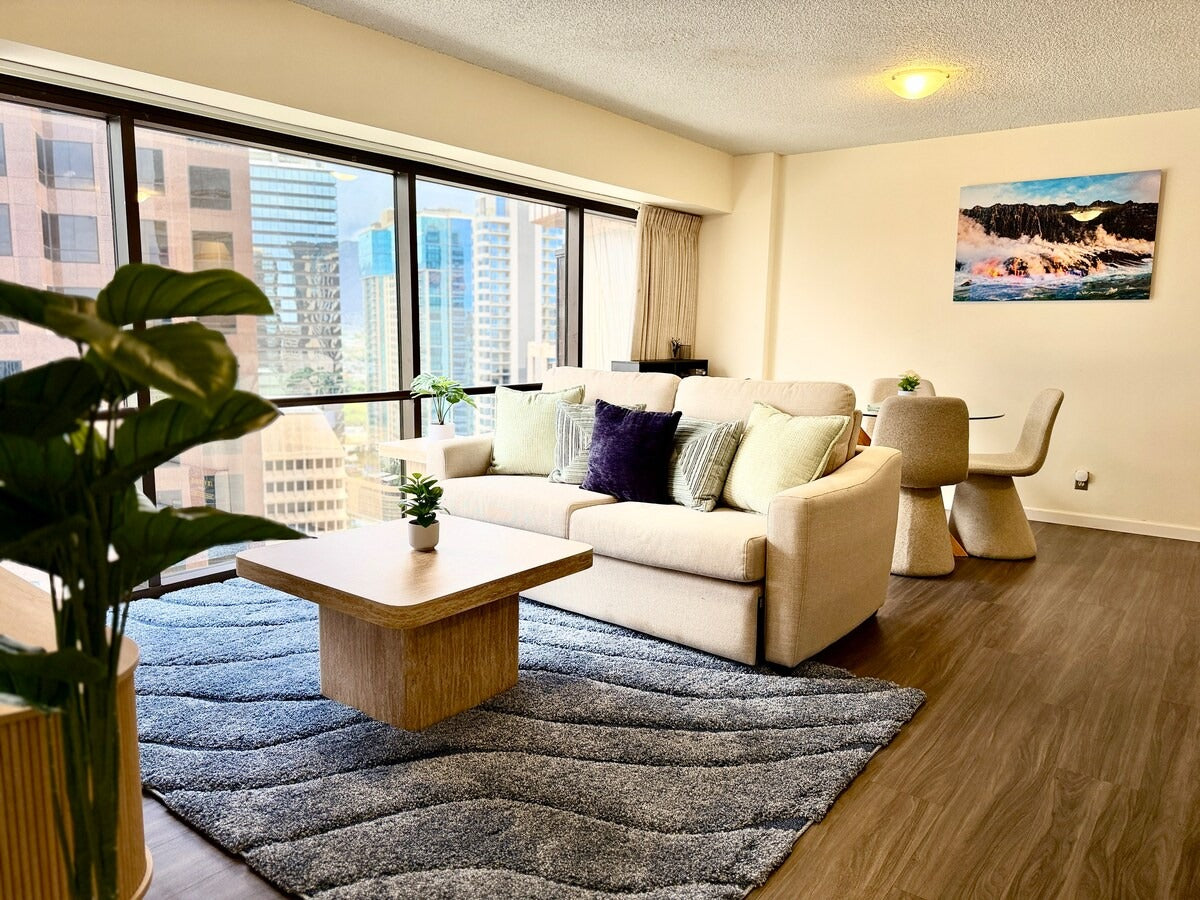 Honolulu Ocean/Mountain View Stay-Parking/Laundry