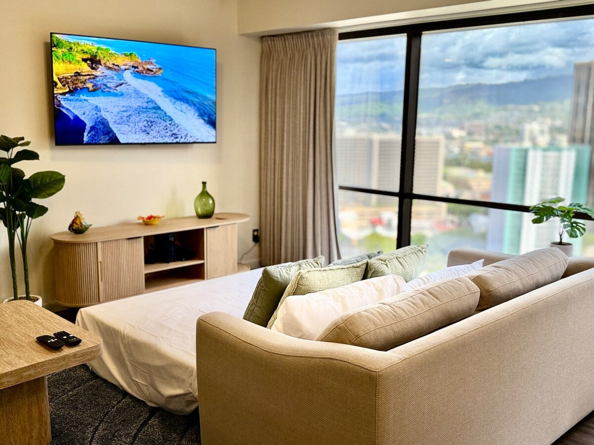 Honolulu Ocean/Mountain View Stay-Parking/Laundry