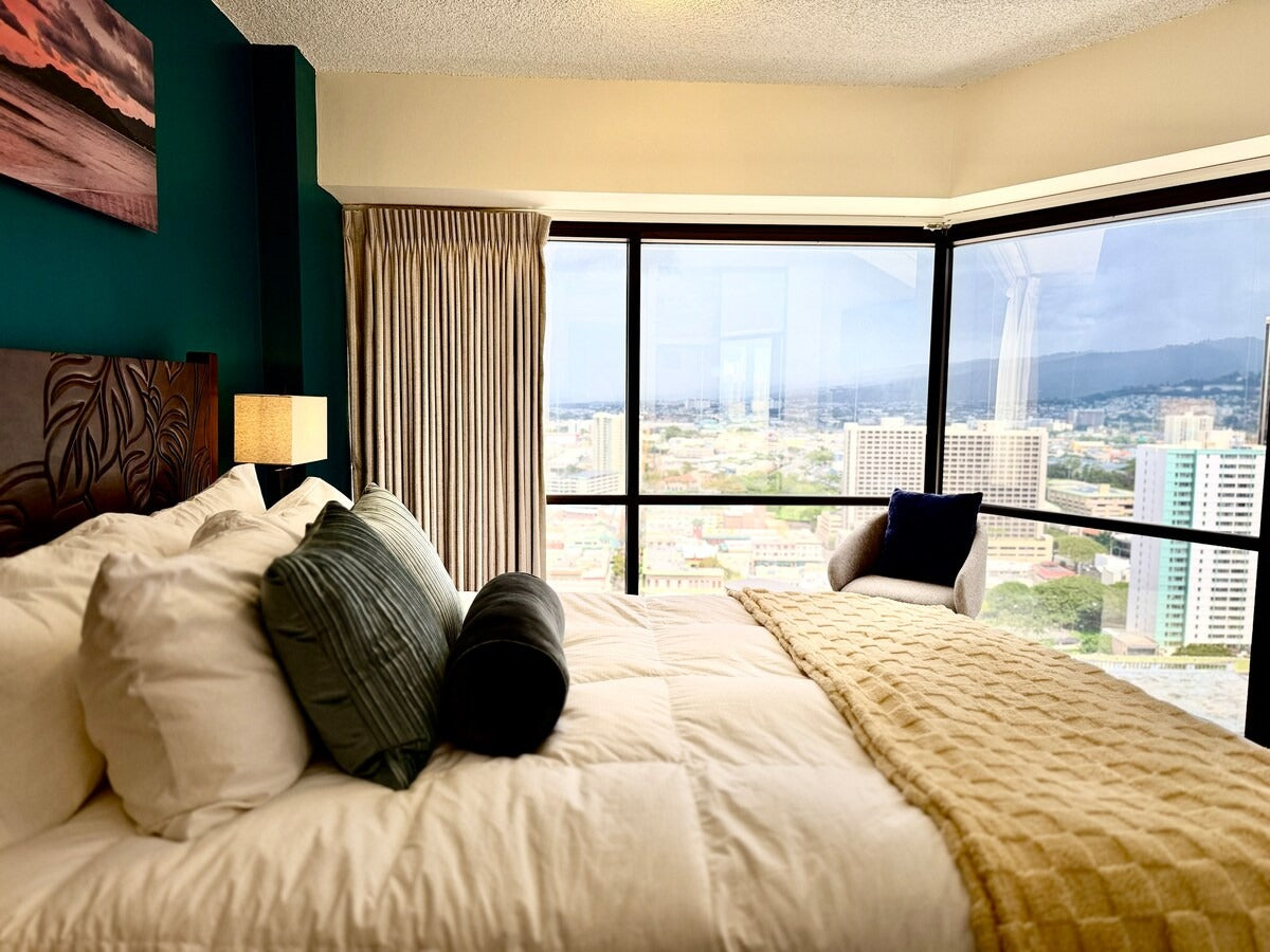 Honolulu Ocean/Mountain View Stay-Parking/Laundry