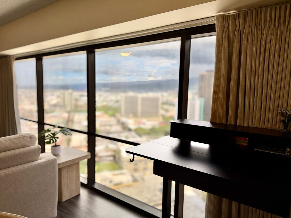 Honolulu Ocean/Mountain View Stay-Parking/Laundry
